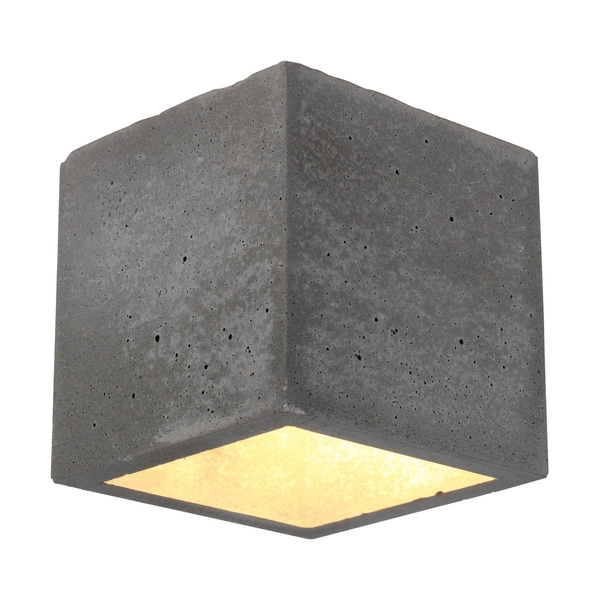 Kinkiet Blokowy 1xG9 Max.28W Szary Beton 2255136