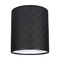 Lampshade Cylinder E27 H20 Black Fabric A0983