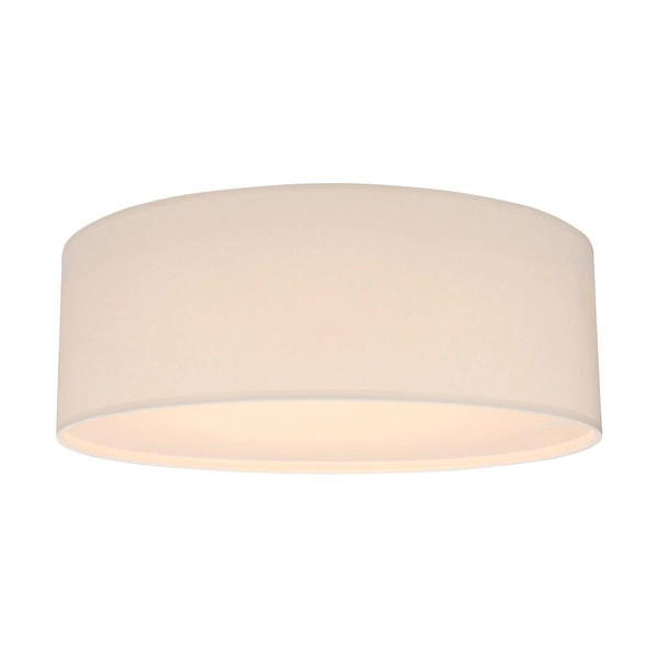 Josefina Ceiling Lamp 1xLED Integrated 1650lm 2700K 18W White Metal/White Fabric Shade 4763802