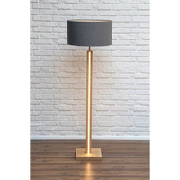 Asseto Floor Lamp 1xE27 Max.60W, 2xLED 24V Integrated 36W Oiled Oak/Anthracite/Grey/Touch Dimmer 6572174