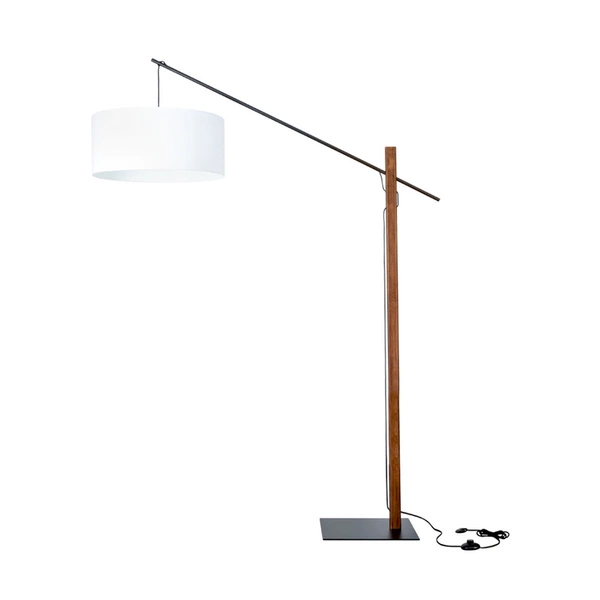 Cecile Floor Lamps 1xE27 Max.60W Black/Walnut/Black/White 75031904