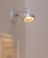 Oliver Wall Lamp Incl. 1xGU10 LED 5,5W Chrome Metal/White Metal 5109102