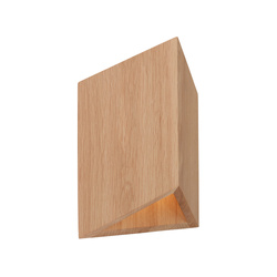 Trekant Wall Lamp 2xLED Integrated 720lm 3000K 8W Oiled Oak