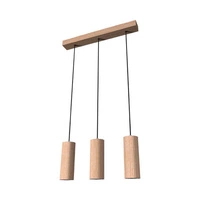 Pipe Pendant Lamp Incl. 3xGU10 LED 5W Oiled Oak/Anthracite 1551374