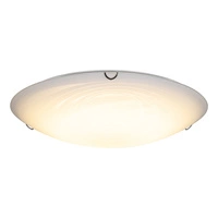 Sydney Ceiling Lamp Incl. 1xLED 2600lm 2700K 30W Chrome Metal/White-Transparent Glass 4235112