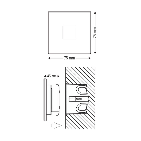 Cadre Table Lamp 1xE27 Max.25W Chrome Metal/Transparent PVC Cable/White Fabric Cable 3230431