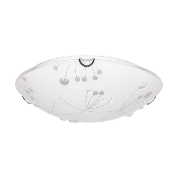 Maryland Ceiling Lamp Incl. 1xLED Integrated 2600lm 2700K 30W Chrome Metal/White-Transparent Glass 4375112