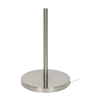 Scarlett Floor Lamp 1xE27 Max.60W Satin Metal/Transparent PVC Cable/Beige Velvet Shade 6741027