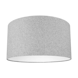 Lampshade Cylinder E27 H30 Gray Cotton Fabric A0273