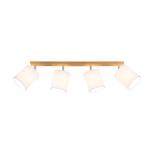 Aprillia Ceiling Lamp 4xE27 Max.25W Oiled Oak/White 56744474