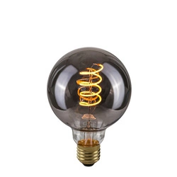 Fliament LED Bulb, E27, Spiral Smoke 801552 G95, 4W, 2200K, 90lm