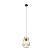 Endorfina Pendant Lamp 1xE27 Max.60W Oiled Oak/Black Metal/Black PVC Cable 1321104