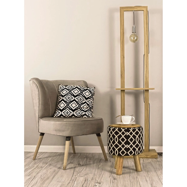 Monopod Floor Lamp 1xE27 Max.15W Oiled Oak/Anthracite 6460174