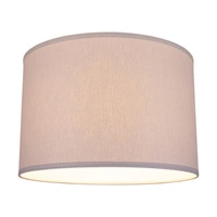 Lampshade Cylinder E27 H40 Gray Cotton A0555