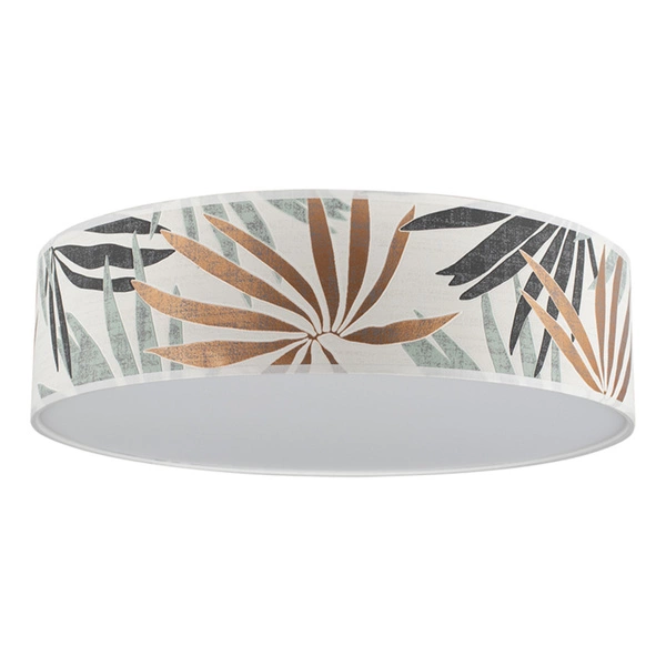 Hoja Ceiling Lamp 4xE27 Max.25W White Metal/Multicolor Wallpaper