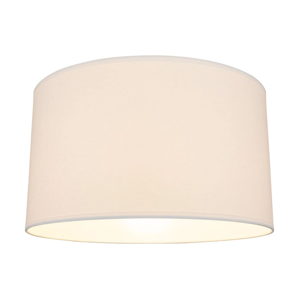 Lampshade Cylinder E27 H60 White Fabric A1285