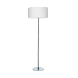 Leila Floor Lamp 1xE27 Max.60W Chrome Metal/Transparent PVC Cable/Multicolor Paper+PCV Shade with Doots pattern 6654028