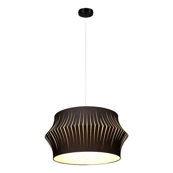 Lotus Lampa Wisząca 1xE27 Max.60W Czarny/Transparentny PVC/Antracyt 15630104