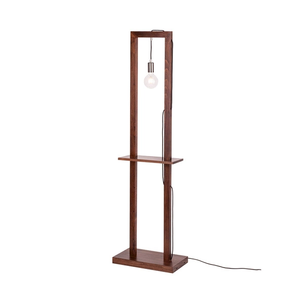 Monopod Floor Lamp 1xE27 Max.15W Walnut/Black 6460976