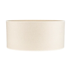 Lampshade Oval 1xE27 H30 Cream With Silver Thread L520/W340 H240 A1526