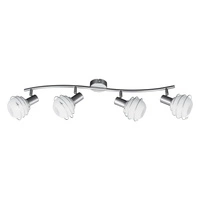 Daria Ceiling Lamp 4xE14 Max.40W Satin Metal/White Glass 2093427
