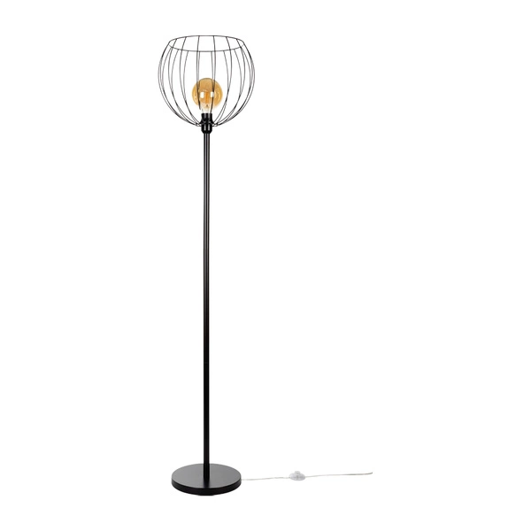 Coop Floor Lamp 1xE27 Max.60W Black/Black PVC