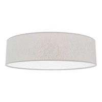 Prata Ceiling Lamp 4xE27 Max.25W White Metal/Silver Fabric Shade 95728271