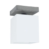 Great Ceiling Lamp 1xE27 Max.25W Gray/White 2241136