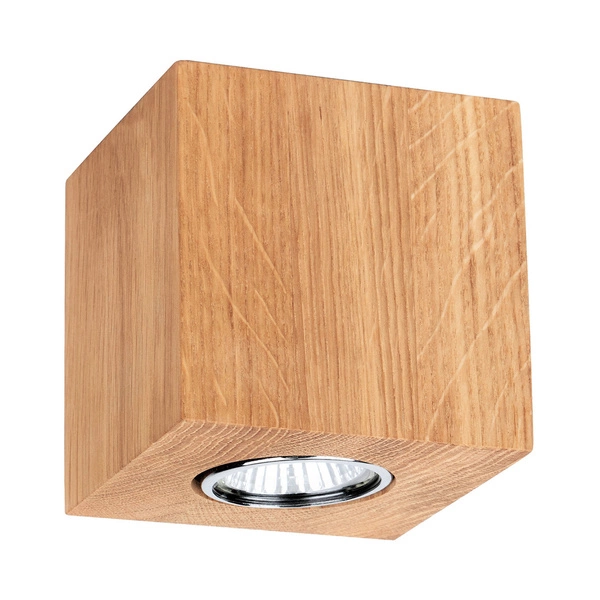 Wooddream Square Ceiling Lamp Incl.1xLED GU10 5W Oiled Oak 2576174