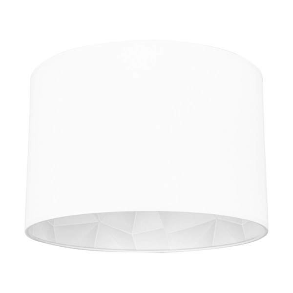 Lampshade Cylinder E27 H30 White Wallpaper A0838