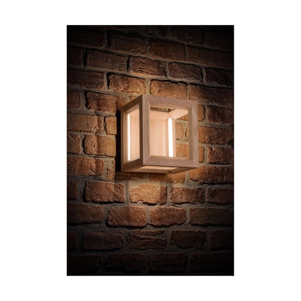 Kago LED Wall Lamp 1xLED Samsung 24V Integrated 840lm 3000K 9W Oiled Oak 9152174