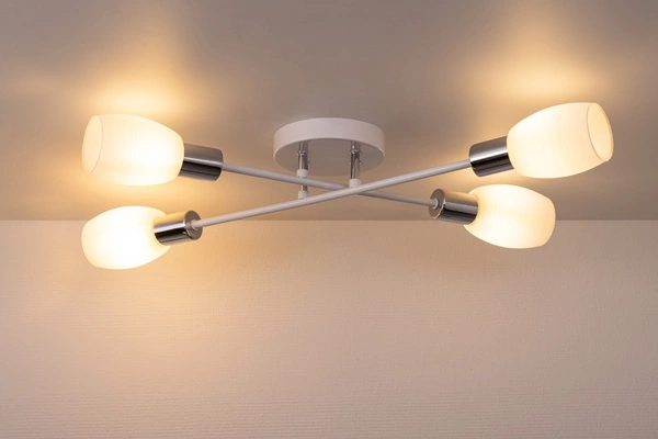 Tosca Ceiling Lamp 4xE14 Max.40W White Metal/White Glass 9033402