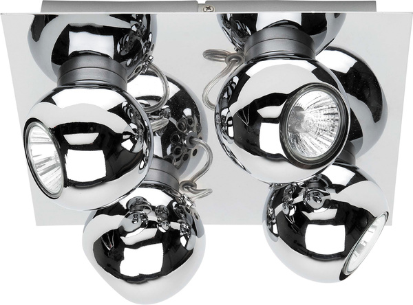 Sergio Ceiling Lamp Incl. 4xGU10 Max.50W Chrome Metal