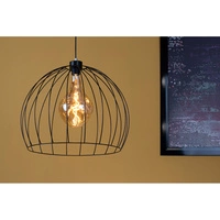 Lampa wisząca Coop 1xE27 maks. 60W czarny metal/czarny kabel PVC 1882904