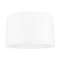 Lampa Stołowa Rune 1xE27 Maks. 40W Dąb Olejowany/Czarny Kabel PCV/Abażur z Białej Tkaniny 7017407811285