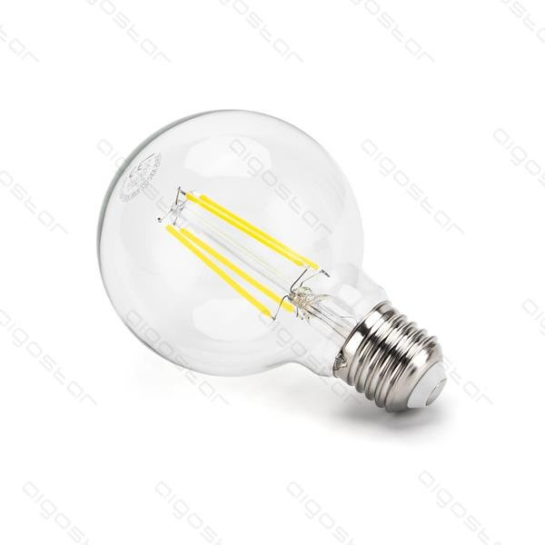 LED bulb ball Filament E27 8W G80 cold 6500K