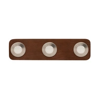 Sunniva Ceiling Lamp Incl.3xLED 5W Walnut/Satin 2291376