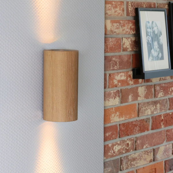 Wooddream Wall Sconce Incl. 2xLED GU10 5W Oiled Oak 2581274