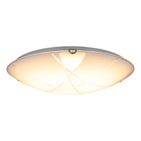Dakota Ceiling Lamp Incl. 1xLED Integrated 2600lm 2700K 30W Chrome Metal/White-Transparent Glass 4395112