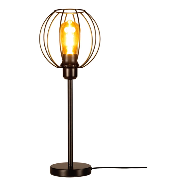 Lampa stołowa Coop 1xE27 maks. 25W Czarny metal/czarny kabel PCV 72480104