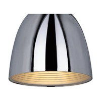 Mads Pendant Lamp 1xE27 Max.60W Chrome Metal/Transparent PVC Cable 1621128