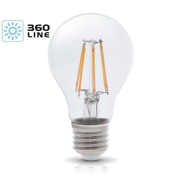 Żarówka FILAMENT LED E27 8W ciepła 3000K