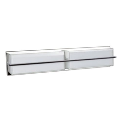 Sally Wall Lamp Incl. LED Integrated 1600lm 3000K 20W Chrome Metal/White Glass 3470128