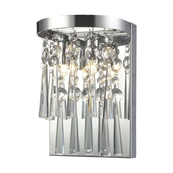 Kinkiet w stylu glamour LUXORIA kryształki 9018128