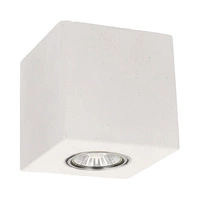 Concretedream Square Lampa Sufitowa Incl.1xLED GU10 5W Beton Biały 2576137