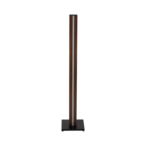 Flame Floor Lamp 1xLED 12V Integrated 16W Black/Walnut veneer/Black PVC/Touch Dimmer 630119186