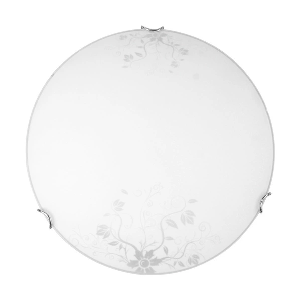 Lampa sufitowa California w zestawie 1xLED 2600lm 2700K 30W Chrom Metal/Biało-Przezroczyste Szkło 4255102