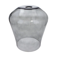 Juba Pendant Lamp 3xE27 Max.60W Black Metal/Black PVC Cable/Smoked Glass 5500062