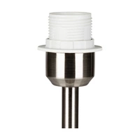 Podstawa lampy stołowej 1xE27 maks. 60W kabel satynowy metal/przezroczysty PVC 7240127B