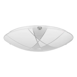 Dakota Ceiling Lamp Incl. 1xLED Integrated 2600lm 2700K 30W Chrome Metal/White-Transparent Glass 4395112